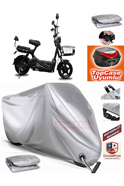 MotoEN قفل رمادي متوافق مع Stmax Cobra 500 قماش القنب Topcase الخلفي حقيبة مت...