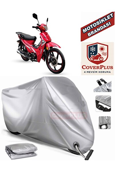 MotoEN Gray Lock Compatible Motor Tarpaulin Arora Ar 50-50 Hurricane Motorcyc...