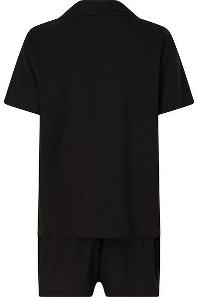 Calvin Klein Women Black Woven Shorts Pyjama Set