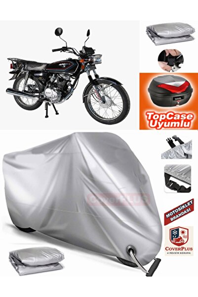 MotoEN قفل رمادي متوافق مع Arora AR 100-8 Classic Wire Tarpaulin Topcase Back...