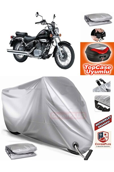 AutoZEL سوزوكي VL 250 Intruder حقيبة خلفية متوافقة مع القماش المشمع للمحرك (ا...