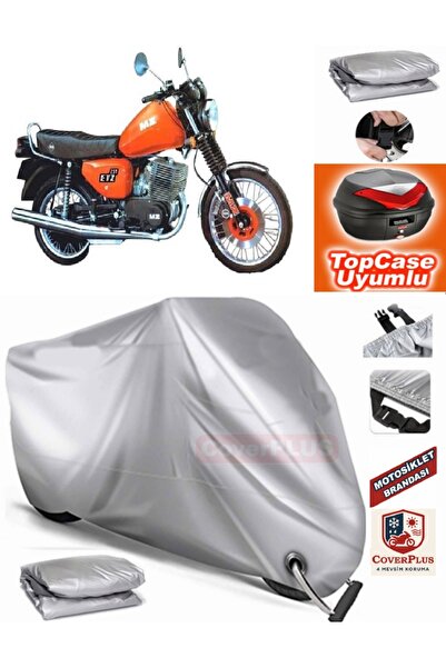 MotoEN Gray Lock Compatible Mz Etz 251 Tarpaulin Topcase Back Bag Compatible ...