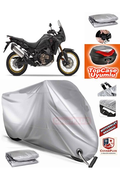 MotoEN قفل رمادي متوافق مع Honda CRF1000L Africa Twin DCT قماش القنب Topcase ...