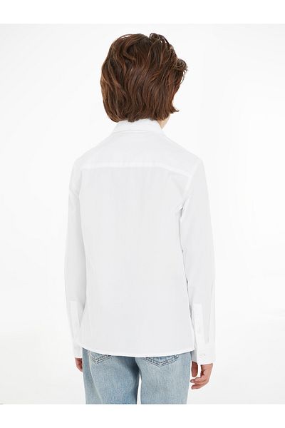 Calvin Klein Boys White Regular Ceremony Shirt