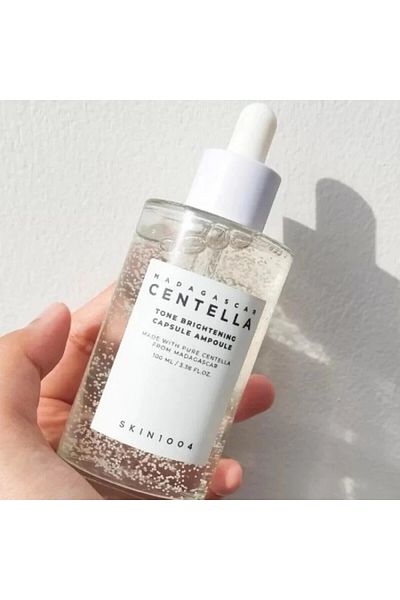 Skin1004 أمبولة كبسولات تفتيح البشرة من مدغشقر سنتيلا تون 50 مل