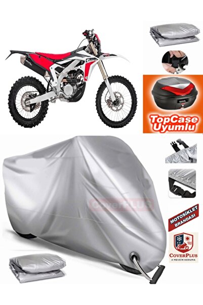 MotoEN Gray Lock Compatible Xef 250 4t My23 Tarpaulin Topcase Rear Bag Compat...