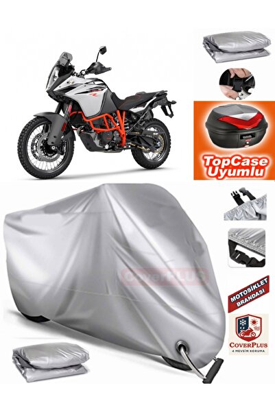 MotoEN قفل رمادي متوافق مع KTM 1090 Adventure R Canvas Topcase الخلفي المتواف...