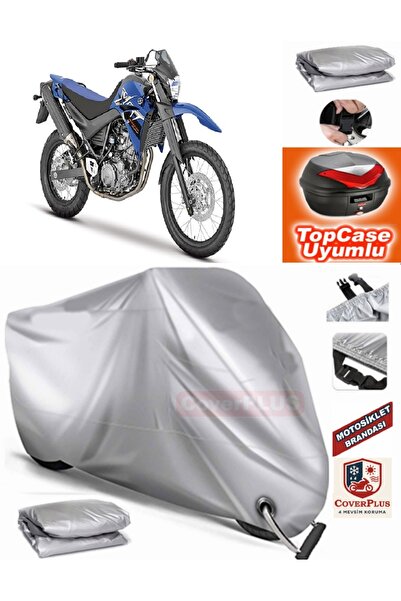 MotoEN Gray Lock Compatible Yamaha Xt 660 R Tarpaulin Topcase Rear Bag Compat...