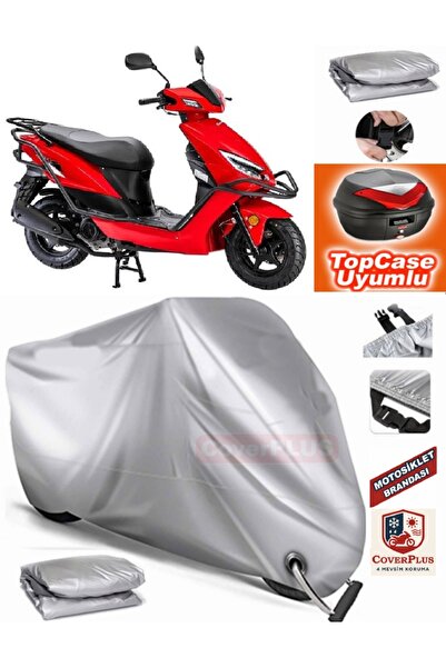 AutoZEL Kanuni Nev 50 غطاء خلفي متوافق مع القماش المشمع للمحرك (الوصلة، متواف...