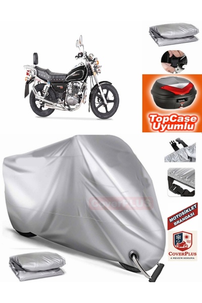 AutoZEL قماش القماش المقاوم للموتور المتوافق مع حقيبة Arora Jaguar 125 الخلفي...