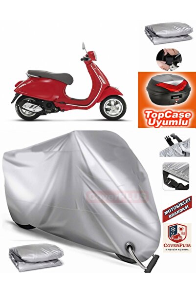 AutoZEL غطاء محرك متوافق مع حقيبة Vespa Primavera 50 RED الخلفية (متوافق مع ا...