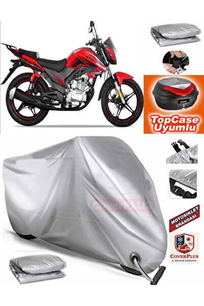 MotoEN Gray Lock Compatible Yuki Yx 200 Tarpaulin Topcase Back Bag Compatible...