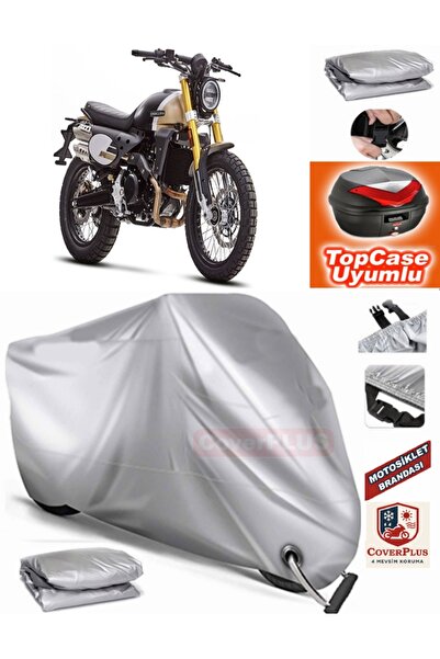 AutoZEL CABALLERO 500 Deluxe Topcase متوافق مع القماش المشمع للمحرك (الوصلة، ...