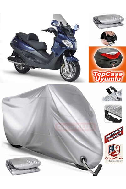 AutoZEL Piaggio X9 500 غطاء خلفي متوافق مع القماش المشمع للمحرك (الوصلة، متوا...