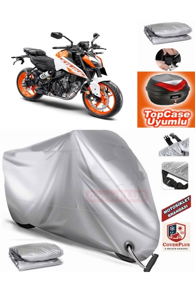 AutoZEL KTM 250 Duke ABS الخلفية المتوافقة مع القماش المشمع للمحرك (الوصلة، ا...