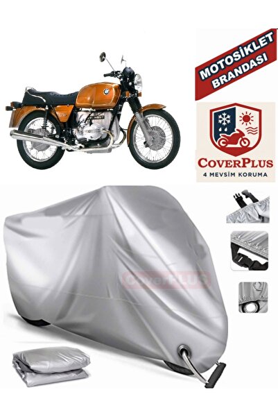 MotoEN قماش القنب المتوافق مع القفل الرمادي Bmw R 60-7 خيمة غطاء القماش المشم...