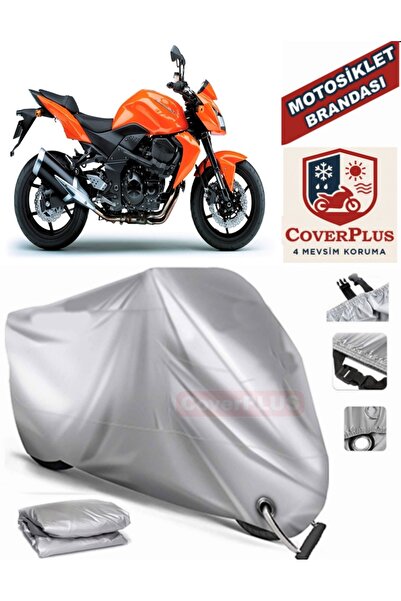 MotoEN قماش القنب المتوافق مع القفل الرمادي لدراجة نارية Kawasaki Z 750 (MotoEN)