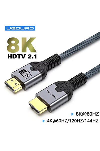 UGOURD 3-Metre HDMI To HDMI Ultra Sertifikalı Hdmi 2.1 Kablo 8K/60Hz 4K/120Hz...