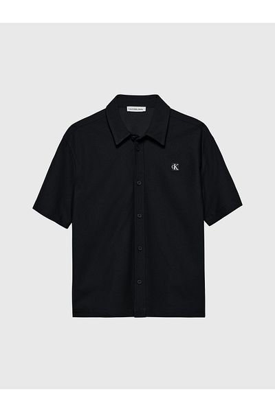 Calvin Klein Boys Black Dry Knit Shirt