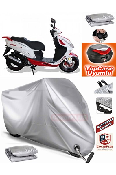 AutoZEL Arora AR 150 T8-H Joker Topcase متوافق مع القماش المشمع للمحرك (الوصل...