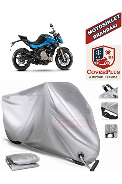 MotoEN Gray Lock Compatible Motor Tarpaulin Cf Moto 650Nk Motorcycle Tarpauli...