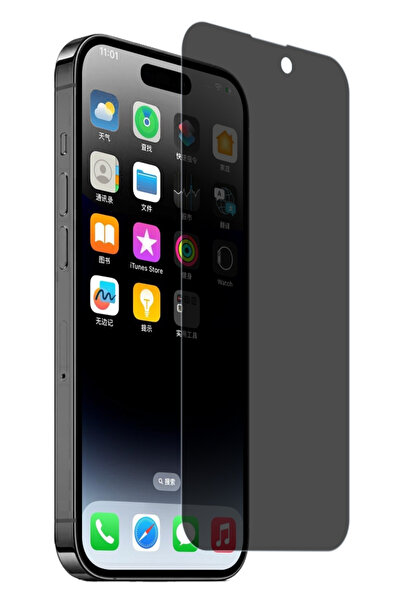 PSGT Iphone 15/15 Pro Uyumlu Tam Kaplayan Hayalet Seramik Ekran Koruyucu Kırı...