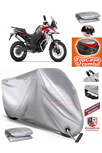 MotoEN قفل رمادي متوافق مع Voge 650 DSX قماش القنب Topcase الخلفي حقيبة متواف...