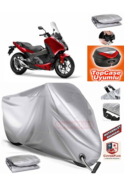 MotoEN Gray Lock Compatible Honda Nc 700 Dc Integra Tarpaulin Topcase Rear Ba...