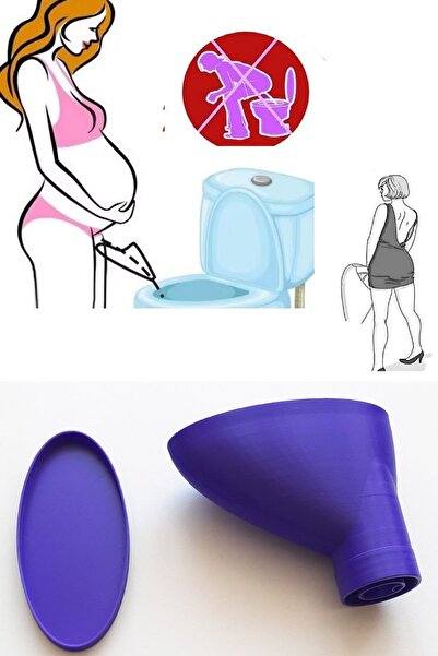 RELATOS PL Hamileler İçin Ayakta İşeme Aparatı Plastik Kirli Tuvalet Kamp Acil Trafikte Plastik İdrar Huni