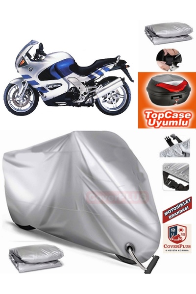 AutoZEL Bmw K 1200 RS غطاء محرك متوافق مع الحقيبة الخلفية (الوصلة، متوافق مع ...