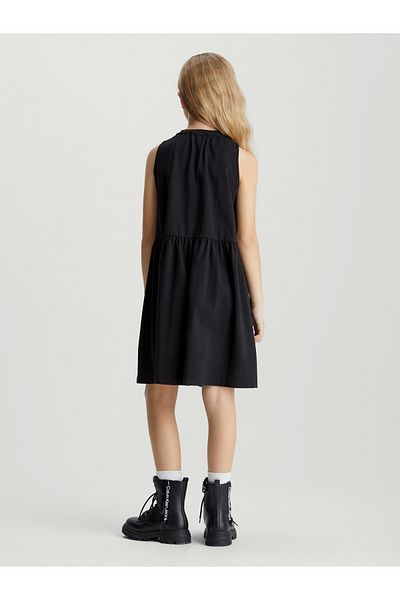 Calvin Klein Girls Black Flare Dress