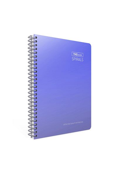Gıpta Thebook Spirals A4 200 Sheets Hard Cover Spiral Notebook Checkered (6070)