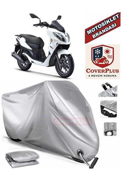 MotoEN Gray Lock Compatible Motor Tarpaulin Rks Cruiser 250 Motorcycle Tarpau...