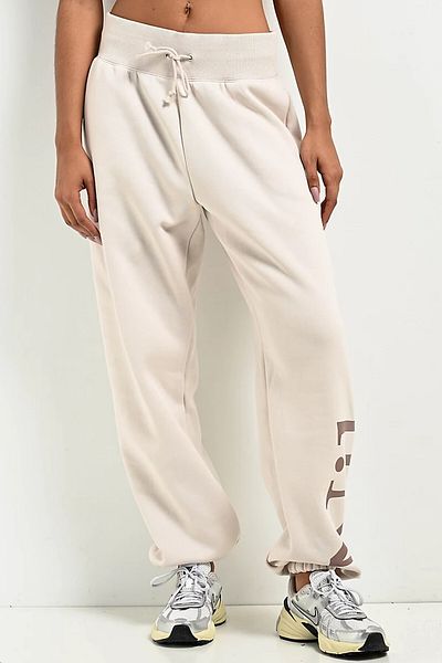 Nike Sportswear Phoenix Fleece High Rise Oversized Şardonlu Large Size High Waist Women's Sweatpants