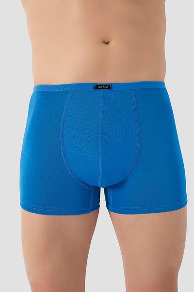Arma Yıldız Ανδρική λεπτή μέση ελαστική Bamboo Boxer Blue Πακέτο 5