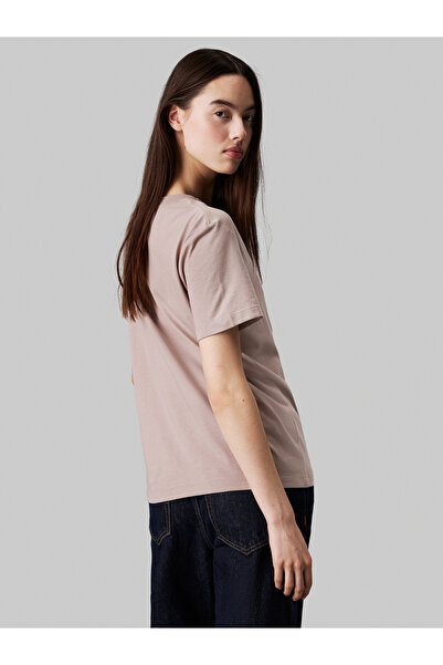 Calvin Klein Calvin Klein Women Beige Short Sleeve T-Shirt