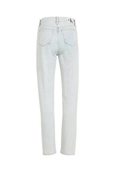 Calvin Klein Women Light Blue Tencel High Rise Straight Jeans