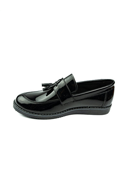 Minican 184 Black Boy's College Casual Shoes