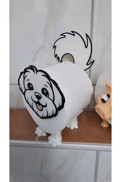 GİT3D Hârtie igienică pentru câini Decor pentru baie