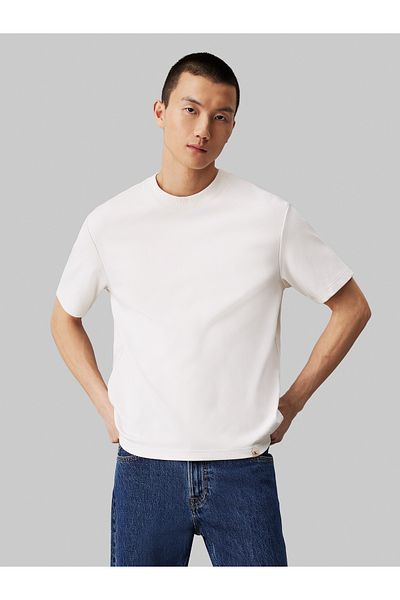 Calvin Klein Calvin Klein Men White Short Sleeve T-Shirt