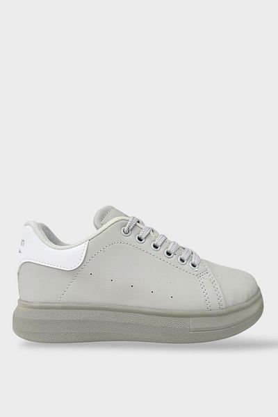 Liger Children's Lace-Up Anatomical Comfort Sole Sports Shoes Gray