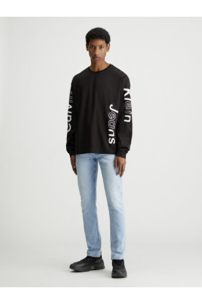 Calvin Klein Men Light Blue Tencel Slim Fit Jeans