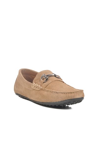 AYK'S Μπεζ Suede Γνήσιο Δερμάτινο Ανδρικά Παπούτσια Casual Welfare M