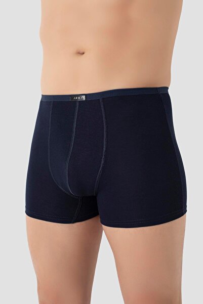 Arma Yıldız Ανδρικό λεπτό ελαστικό μπαμπού μπόξερ Navy Blue 5 Πακέτο