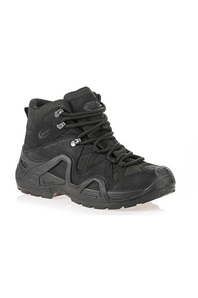 Scooter P1492ns Μαύρο ανδρικό γνήσιο δέρμα αδιάβροχο Lace Up Tact