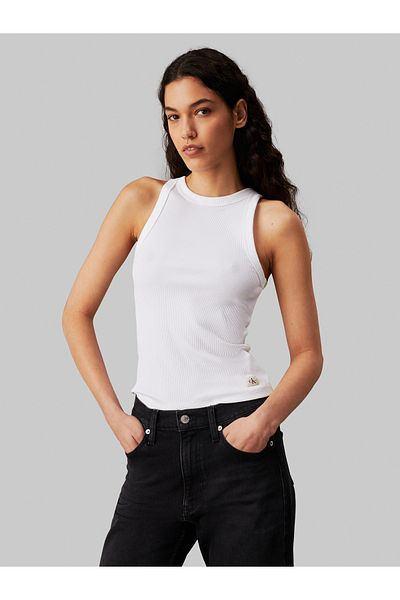 Calvin Klein Women White Tank Top