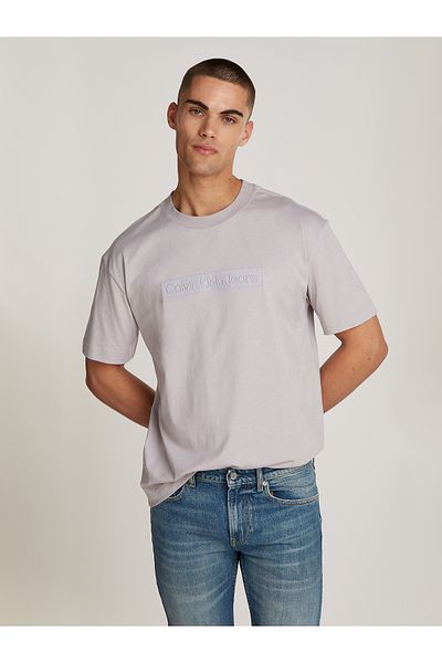 Calvin Klein Calvin Klein Men Gray Short Sleeve T-Shirt