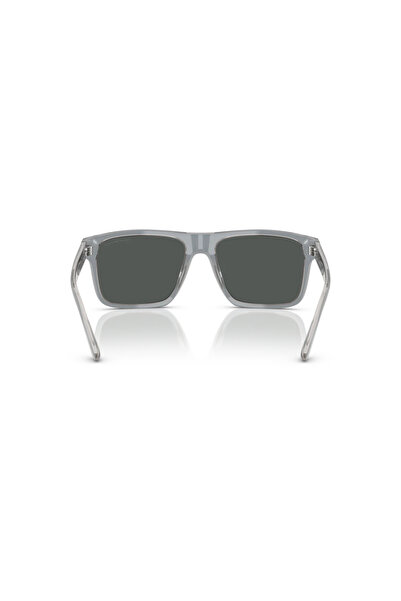 Emporio Armani Man Square Sunglasses- Ea 4232 - Lense Size:57mm - Iridescent Grey