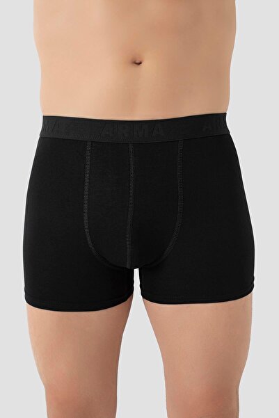 Arma Yıldız Pack of 6 Mixed Color Men's Boxers Lycra Stretchy Fabric Comfortable Fit