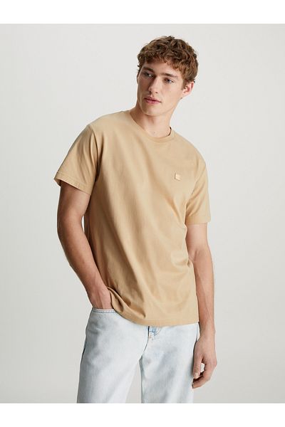 Calvin Klein Calvin Klein Men Beige Short Sleeve T-Shirt